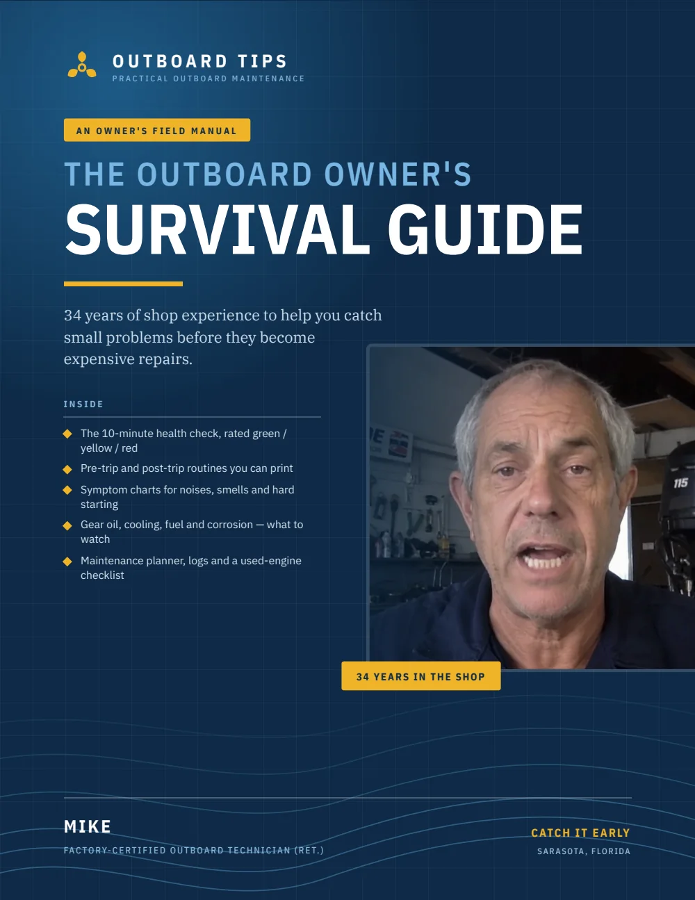 The cover of The Outboard Owner's Survival Guide